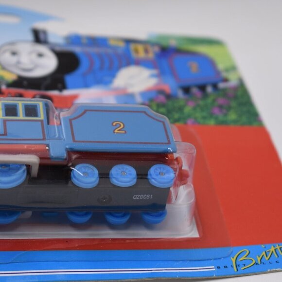 1993 Edward Diecast Blue Engine ERTL Thomas the Tank Engine & Friends Train New - Picture 9 of 11